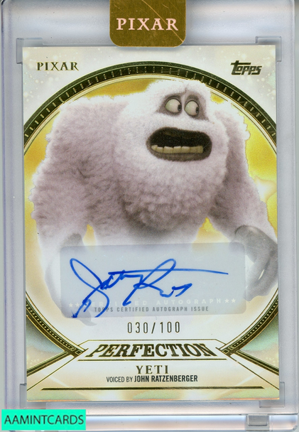 2025 PIXAR GOLD YETI#PPAJRZ PERFECTION SIGNED JOHN RATZENBERGER 30 OF 100 999967195545