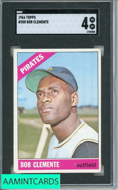 1966 TOPPS BOB CLEMENTE #300 SGC 4 1725204