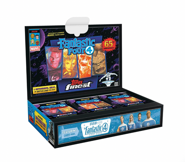 2026 Topps Marvel Finest The Fantastic Four 65th Anniversary Hobby Box