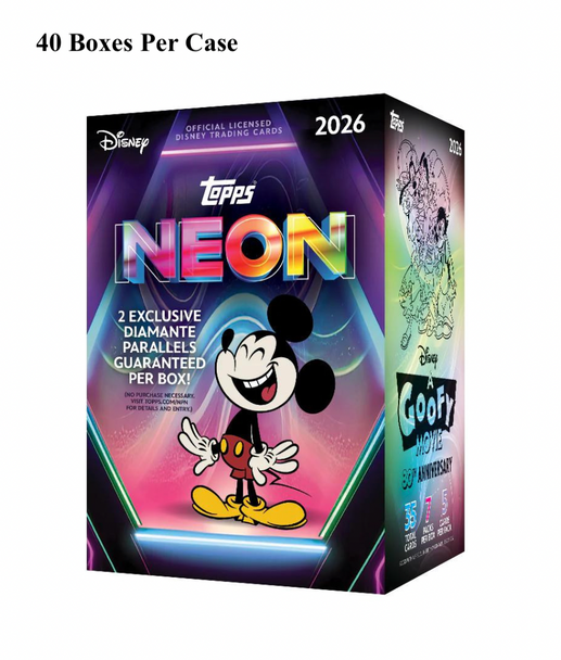 2026 Topps Disney Neon Blaster Case