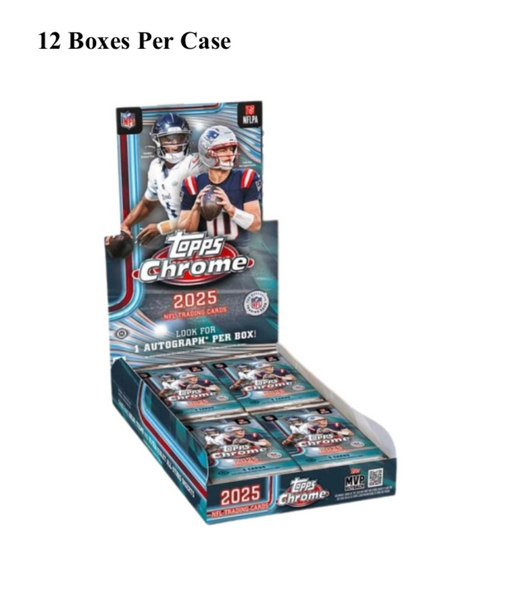 2025 Topps Chrome Football Hobby Case - PRESALE
