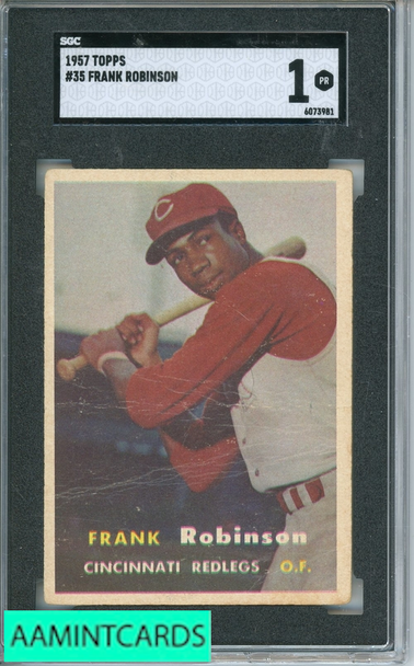 1957 TOPPS FRANK ROBINSON #35 SGC 1 RC 6073981