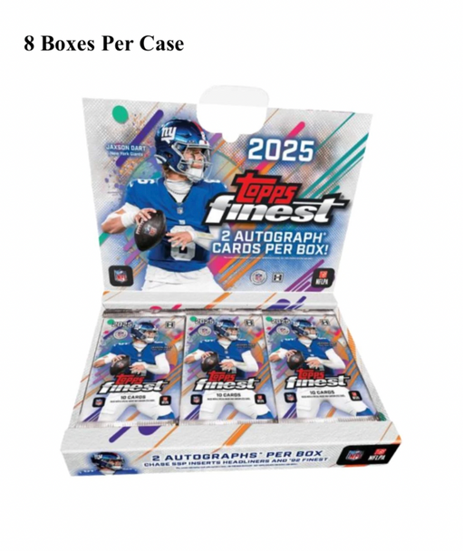 2025 Topps Finest Football Hobby Case - PRESALE