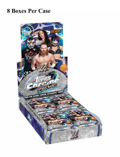 2026 Topps Cosmic Chrome WWE Hobby Case - PRESALE