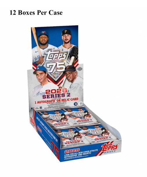 2026 Topps Series 2 Baseball Hobby Case - PRESALE