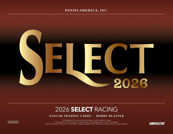 2026 Panini Select Racing Hobby Blaster Case - PRESALE