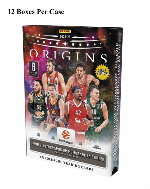 2025/26 Panini Origins EuroLeague Basketball Hobby Case