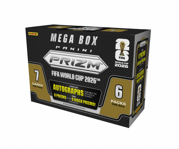 2026 Panini Prizm World Cup Soccer Hobby Mega Box - PRESALE