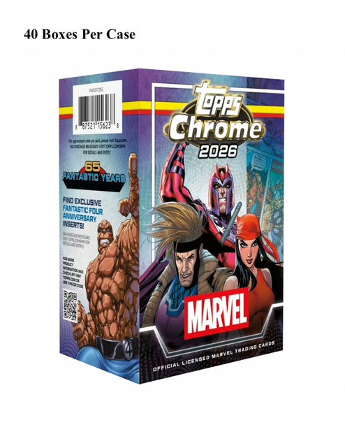 2026 Topps Marvel Comics Chrome Blaster Case