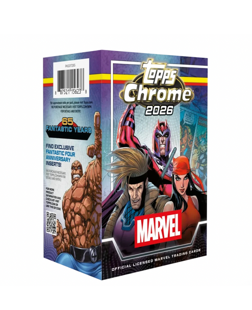 2026 Topps Marvel Comics Chrome Blaster Box - PRESALE