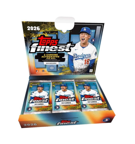 2026 Topps Finest Baseball Hobby Box - PRESALE