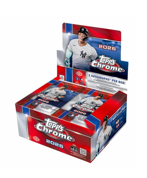 2026 Topps Chrome Baseball Jumbo Box - PRESALE