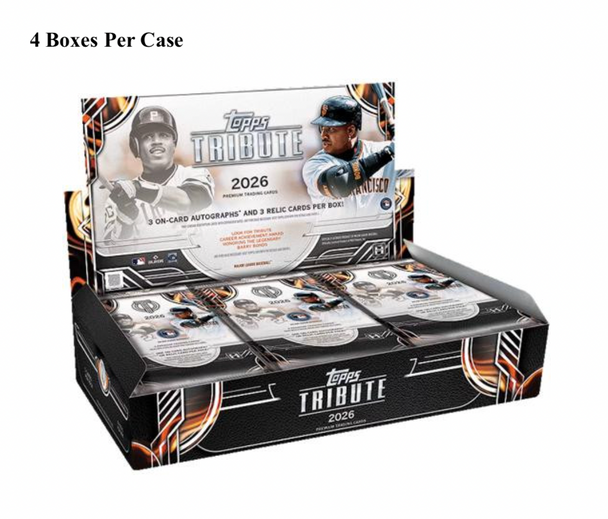 2026 Topps Tribute Baseball Hobby Case - PRESALE