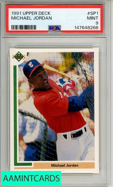 1991 UPPER DECK MICHAEL JORDAN #SP1 PSA 9 MINT 147648266