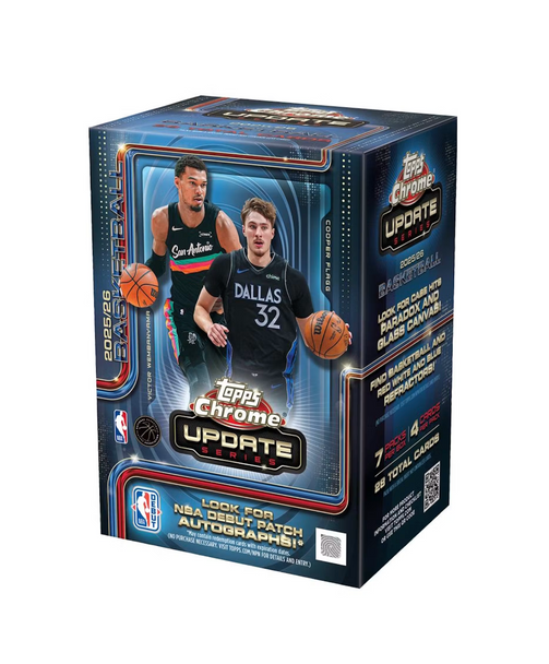 2025/26 Topps Chrome Update Series Basketball Blaster Box - PRESALE