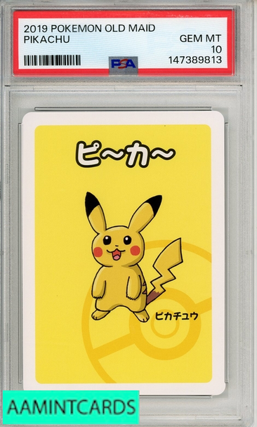 2019 POKEMON OLD MAID PIKACHU # PSA 10 GEM MT 147389813