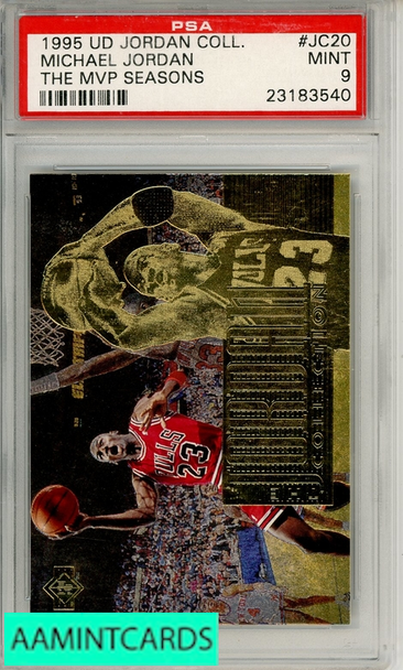 1995 SP JORDAN COLLECTION MICHAEL JORDAN #JC20 THE MVP SEASONS PSA 9 MINT 23183540