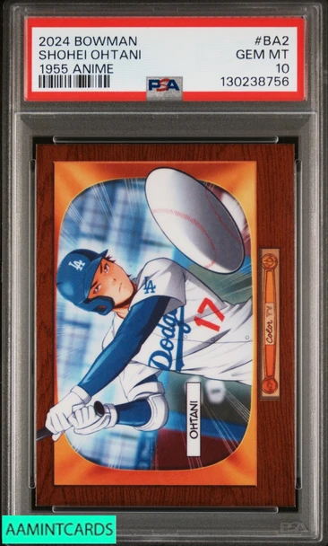 2024 BOWMAN 1955 BOWMAN ANIME SHOHEI OHTANI #BA2 DODGERS PSA 10 GEM MT 130238756