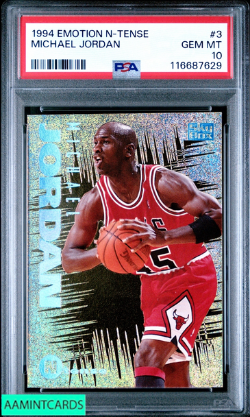 1994 E-MOTION N-TENSE MICHAEL JORDAN #3 PSA 10 GEM MT 116687629