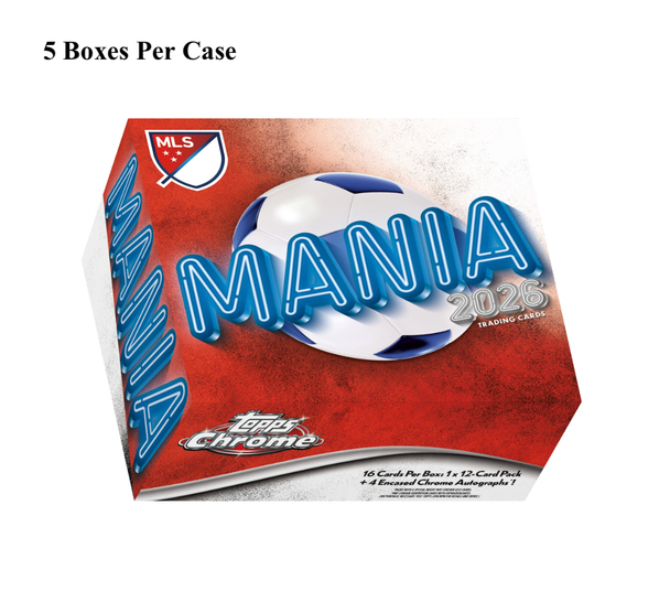 2026 Topps MLS Chrome Soccer Mania Case