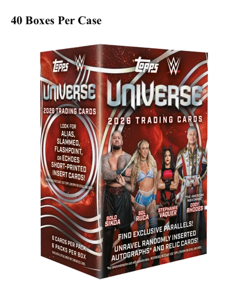 2026 Topps WWE Universe Blaster Case - PRESALE