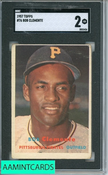 1957 TOPPS BOB CLEMENTE #76 SGC 2 2832426