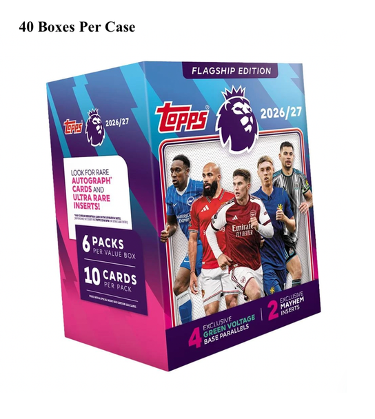 2026/27 Topps Premier League Soccer Blaster Case