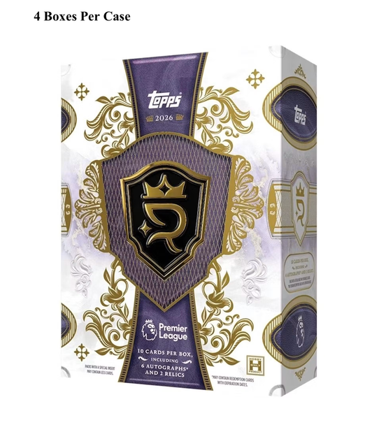 2025/26 Topps Royalty Premier League Soccer Hobby Case