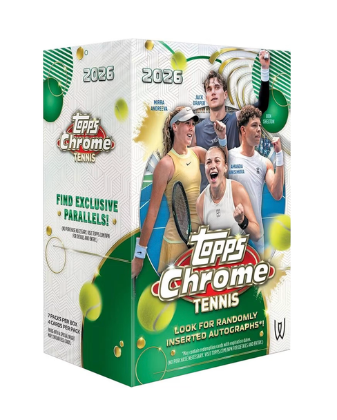 2026 Topps Chrome Tennis Blaster Box