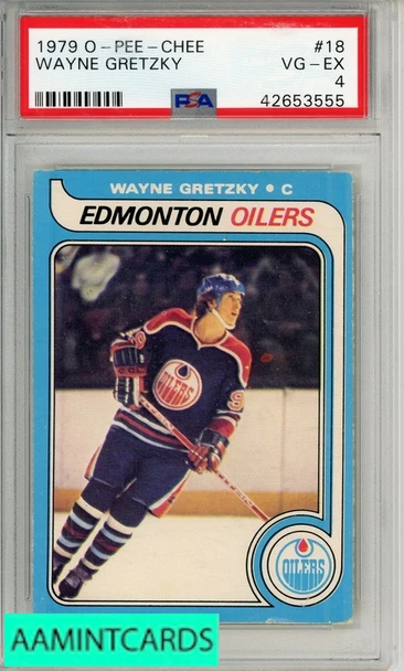 1979 O-PEE-CHEE WAYNE GRETZKY #18 PSA 4 VG-EX RC 42653555