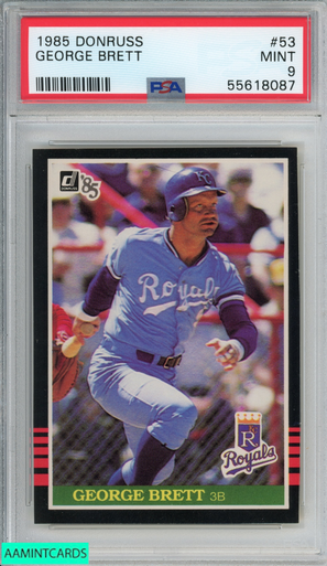 1985 DONRUSS OZZIE SMITH #59 ST LOUIS CARDINALS HOF PSA 9 MINT