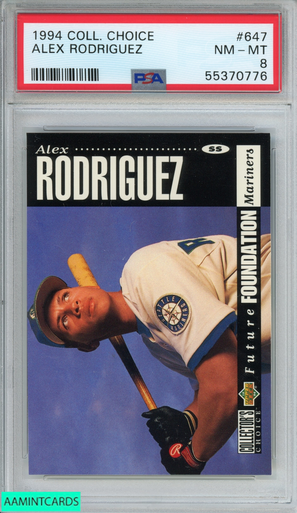 Alex Rodriguez 10ct Lot of Baseball Cards - Collector Store LLC