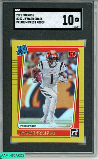 2021 Panini Donruss #262 Ja'Marr Chase Rookie Card - Rated Rookie