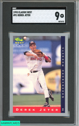 1993 CLASSIC BEST DEREK JETER #91 ROOKIE RC NEW YORK