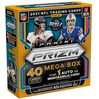 2021 Panini Prizm Football Walmart Mega Box