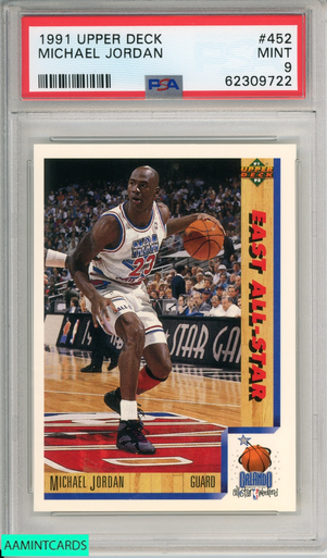 マイケルジョーダン 1993 Upper Deck PSA 9 Amazon.com: 1993-94 Upper Deck Mr. June Third Straight MVP #MJ9