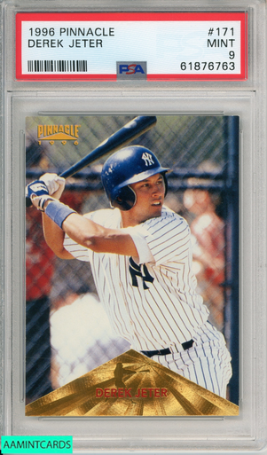 1996 PINNACLE DEREK JETER #171 NEW YORK YANKEES HOF