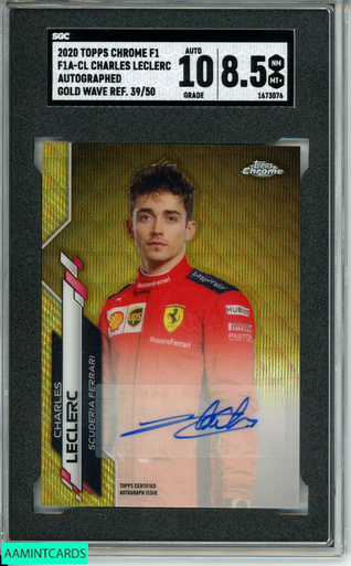 2020 Topps Formula 1 F1 Charles Leclerc #157 PSA 9 MINT LOW POP