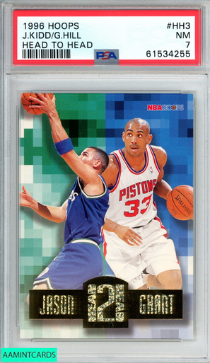 1996-97 Hoops Head to Head #HH3 Jason Kidd/Grant Hill - NM-MT