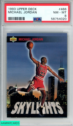 マイケルジョーダン 1993 Upper Deck PSA 9 Michael Jordan, 1993 Upper Deck # 193, Low Population 84