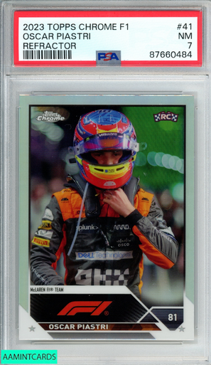 PSA10ルーキーピアストリOSCAR PIASTRI RC REFRACTOR Rookie Card PSA 10 - Oscar Piastri #41 - Refractor - 2023