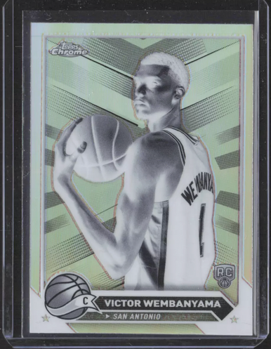 2023-24 Topps Chrome VICTOR WEMBANYAMA Rookie True Refractor