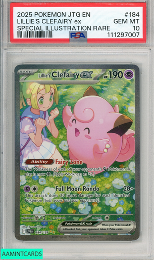 2025 POKEMON EN-JOURNEY TOGETHER LILLIES CLEFAIRY EX #184