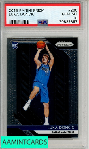 PANINI prizm DONCIC ドンチッチ  ルーキー PSA9 rc Luka Dončić 9 Graded Basketball Sports Trading Cards
