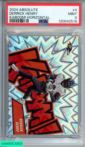 2024 PANINI ABSOLUTE KABOOM! HORIZONTAL DERRICK HENRY #4 RAVENS