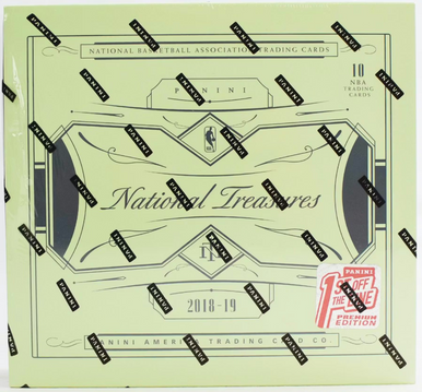 2018/19 Panini National Treasures Basketball FOTL Hobby Box