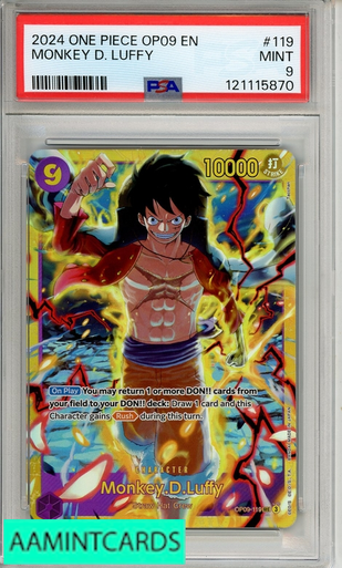 2024 ONE PIECE OP09-EMPERORS IN THE NEW WORLD MONKEY D LUFFY #119