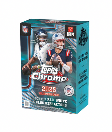 2025 Topps Chrome Football Blaster Box
