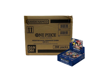 one piece card game romance dawn op 01 booster box One Piece OP01 Romance Dawn Booster Box