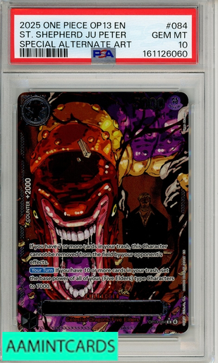 2025 ONE PIECE OP13 ST SHEPHERD JU PETER #084 SPECIAL ALTERNATE